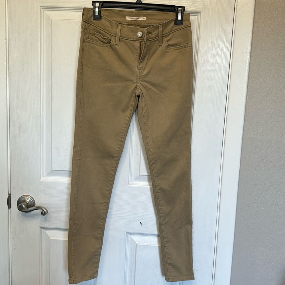 Levi’s super skinny jeans, size 27